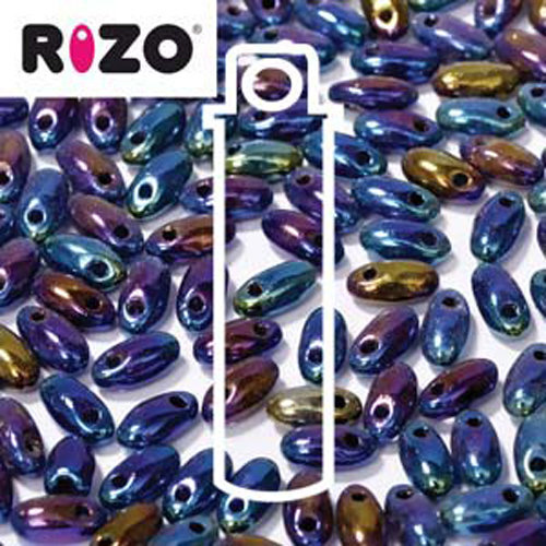 Rizo 2.5mm x 6mm - RZ256-23980-21435 - Jet Blue Iris - 22gm Tube