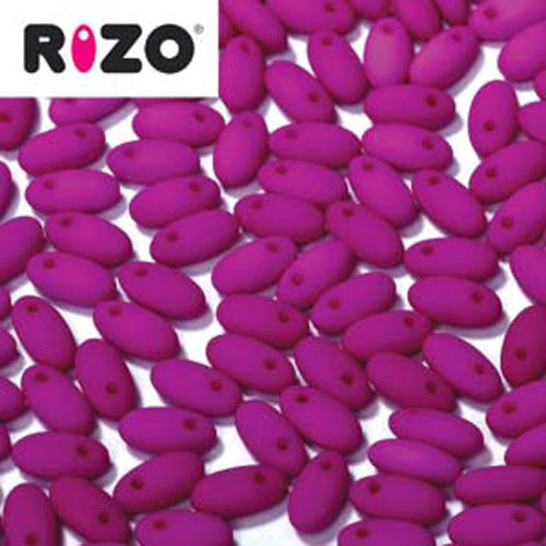 Rizo 2.5mm x 6mm - RZ256-03000-25125 - Bright Neon Dark Purple - 100gm Bag