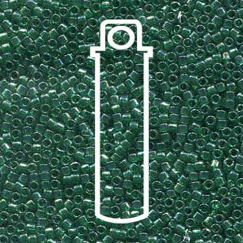 Miyuki 11/0 Delica Bead - DB1894 - Transparent Emerald Luster - 7.2gm Tube