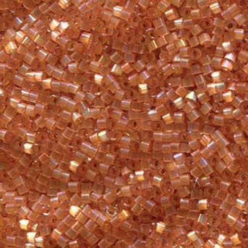 Miyuki 11/0 Delica Bead - DB1864 - Silk Inside Dyed Topaz AB - 50gm Bag