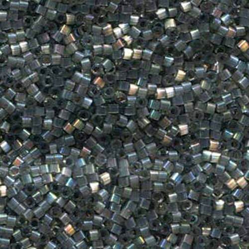 Miyuki 11/0 Delica Bead - DB1872 - Silk Inside Dyed Rustic Grey AB - 50gm Bag