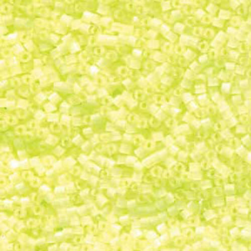 Miyuki 11/0 Delica Bead - DB1857 - Silk Inside Dyed Limeade - 50gm Bag