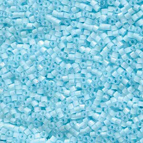 Miyuki 11/0 Delica Bead - DB1859 - Silk Inside Dyed Frozen Blue - 50gm Bag
