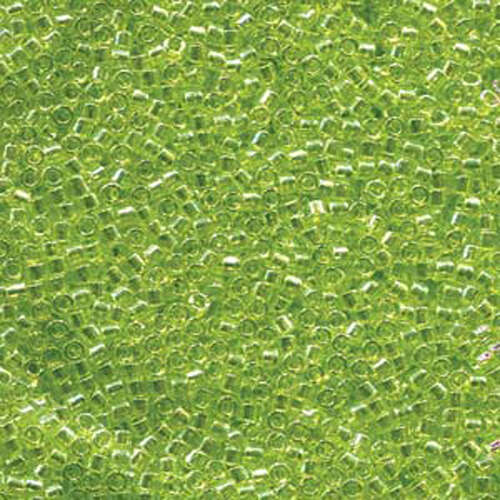 Miyuki 11/0 Delica Bead - DB1888 - Transparent Chartreuse Luster - 50gm Bag