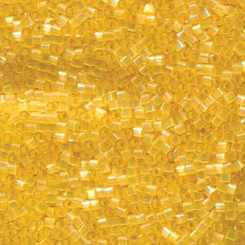 Miyuki 11/0 Delica Bead - DB1861 - Silk Inside Dyed Light Apricot AB - 50gm Bag