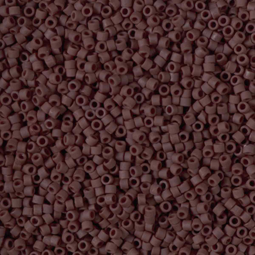 Miyuki 11/0 Delica Bead - DB1910 - Matte Opaque Espresso - 50gm Bag