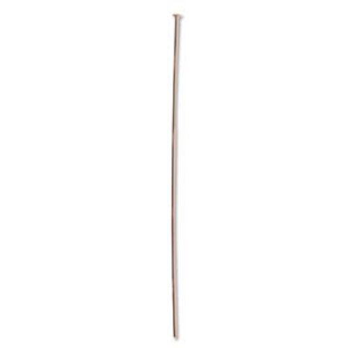 50mm Head Pin - 24 Gauge - 14K Rose Gold Filled - 10 Pieces - RGF170224