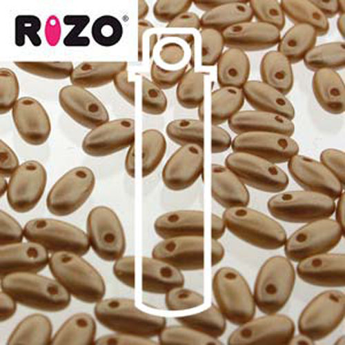 Rizo 2.5mm x 6mm - RZ256-25003 - Pastel Amber - 22gm Tube