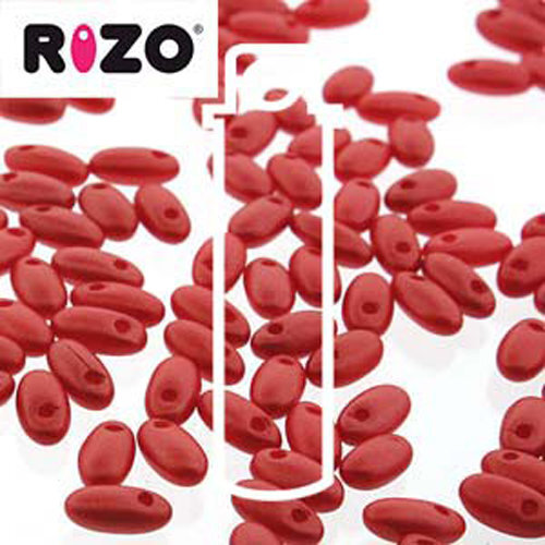 Rizo 2.5mm x 6mm - RZ256-25010 - Pastel Dark Coral - 22gm Tube