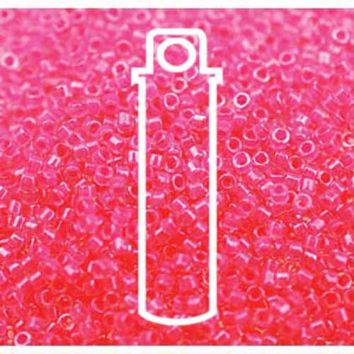 Miyuki 10/0 Delica Bead - DBM2035 - Luminous Wild Strawberry - 7gm Tube