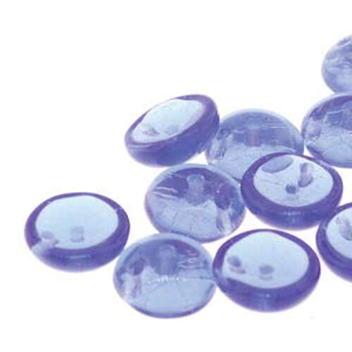 Piggy Beads - 2 Hole - 50 Bead Strand - PGY48-30060 - Sapphire