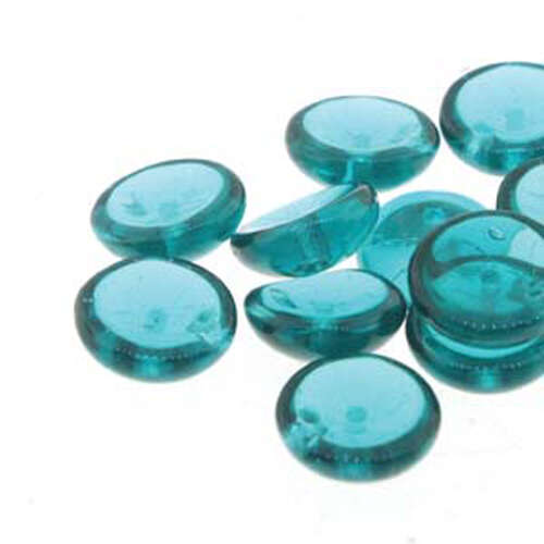 Piggy Beads - 2 Hole - 50 Bead Strand - PGY48-60230 - Green Zircon