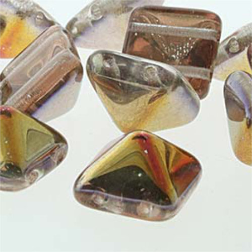 Pyramid Stud 12mm - Crystal Sliperit - PYR1200030-29500 - 12 Bead Strand