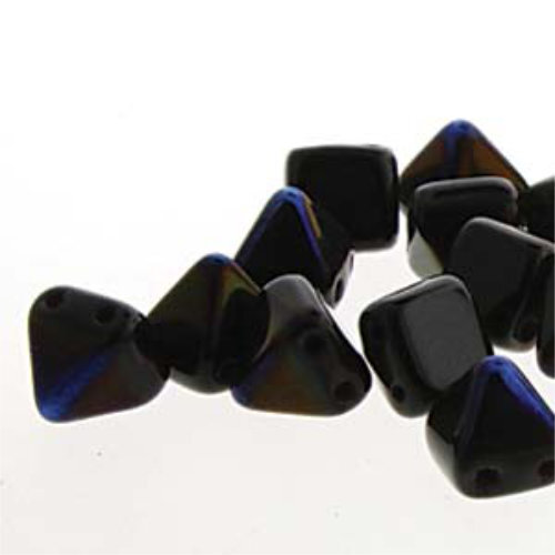 Pyramid Stud 6mm - Jet Azuro - PYR0623980-29900 - 25 Bead Strand