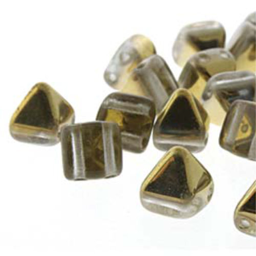 Pyramid Stud 6mm - Crystal Amber - PYR0600030-26441 - 25 Bead Strand