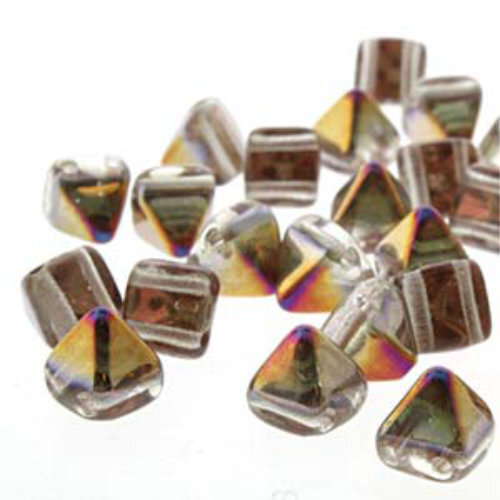 Pyramid Stud 6mm - Crystal Sliperit - PYR0600030-29500 - 25 Bead Strand