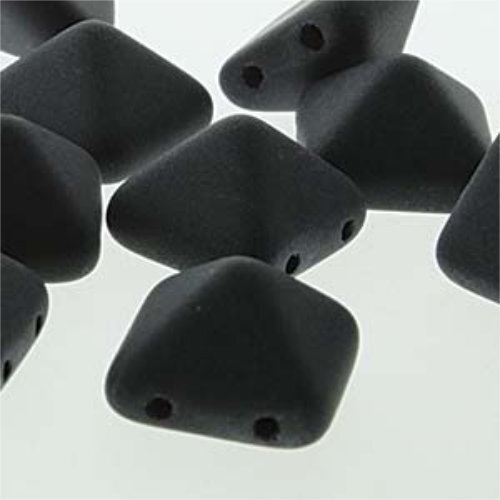 Pyramid Stud 12mm - Matte Jet - PYR1223980-84100 - 12 Bead Strand
