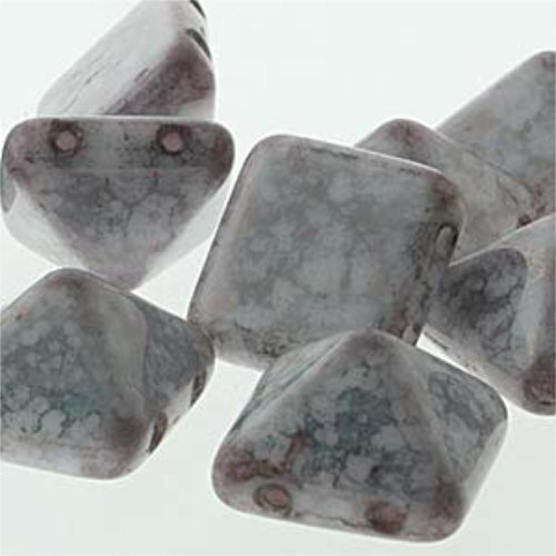 Pyramid Stud 12mm - Chalk Terracotta Copper - PYR1202020-15435 - 12 Bead Strand