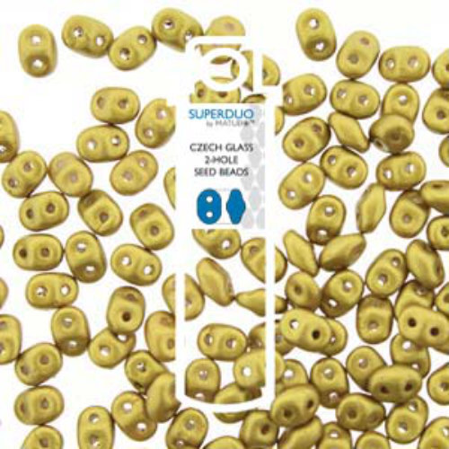 Super Duo 2.5mm x 5mm - DU0500030-01720 - Aztec Gold - 22.5gm Tube