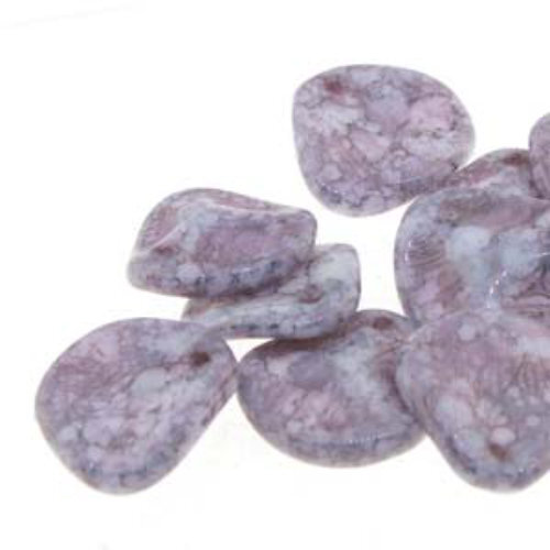 Petal 14mm x 13mm - Chalk Terracotta Copper - PTL1413-02020-15435 - 50 Bead Strand