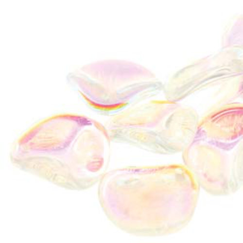Petal 14mm x 13mm - Crystal AB - PTL1413-00030-28701 - 50 Bead Strand