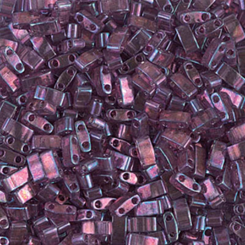 Miyuki Half Tila Bead - TLH0316 - Light Amethyst Gold Luster - 50gm Bag