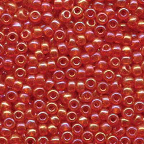 Miyuki 6/0 Rocaille Bead - 6-9253 - Transparent Orange AB - 250gm Bag