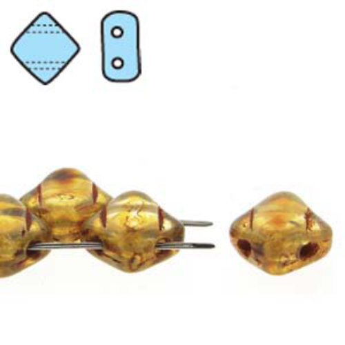 Silky 6mm - Crystal Travertine - SQ206-00030-86800 - 40 Bead Strand