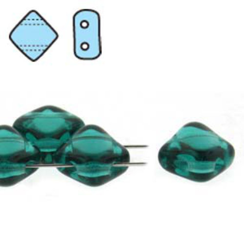 Silky 6mm - Green Zircon - SQ206-60230 - 40 Bead Strand