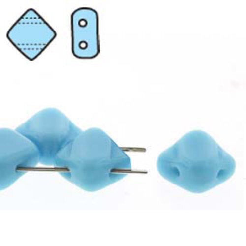 Silky 6mm - Blue Turquoise - SQ206-63030 - 40 Bead Strand