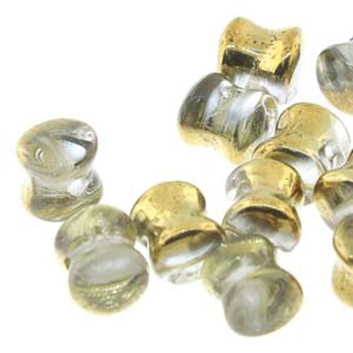 Pellet Beads - 30 Bead Strand - PLT46-00030-26441 - Amber