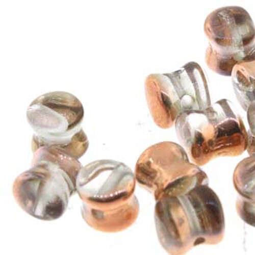 Pellet Beads - 30 Bead Strand - PLT46-00030-27101 - Capri Gold