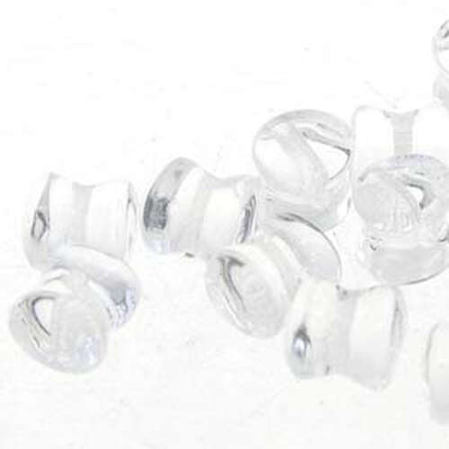 Pellet Beads - 30 Bead Strand - PLT46-00030 - Crystal