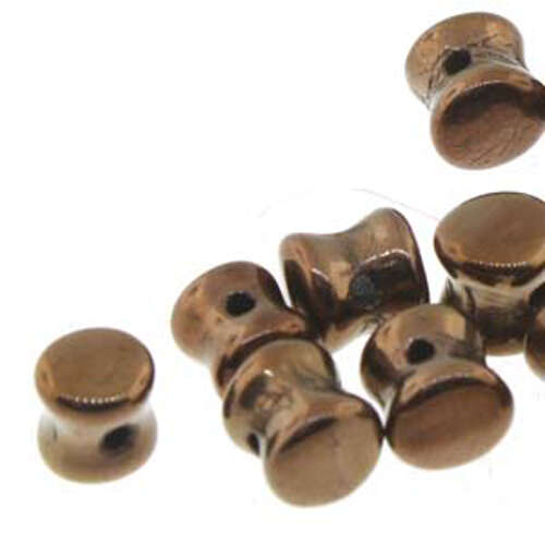 Pellet Beads - 30 Bead Strand - PLT46-23980-14415 - Jet Dark Bronze