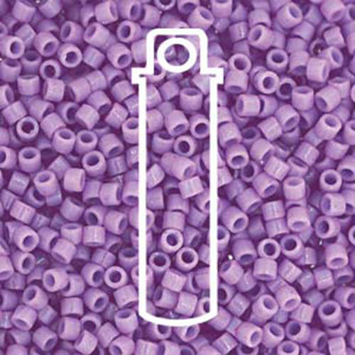 Miyuki 11/0 Delica Bead - DB2136 - Duracoat Opaque Crocus - 7.2gm Tube
