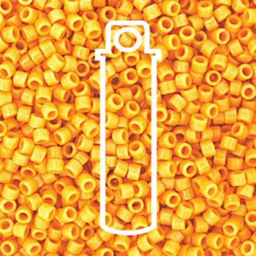 Miyuki 11/0 Delica Bead - DB2103 - Duracoat Opaque Light Squash - 7.2gm Tube