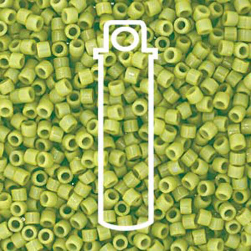 Miyuki 11/0 Delica Bead - DB2123 - Duracoat Opaque Fennel - 7.2gm Tube