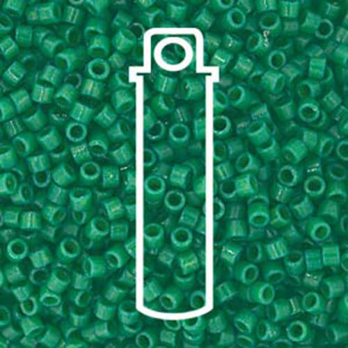 Miyuki 11/0 Delica Bead - DB2127 - Duracoat Opaque Spruce - 7.2gm Tube