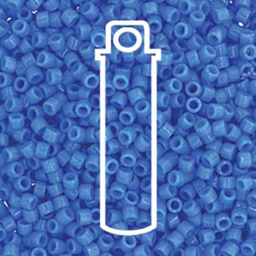 Miyuki 11/0 Delica Bead - DB2134 - Duracoat Opaque Delphinium - 7.2gm Tube