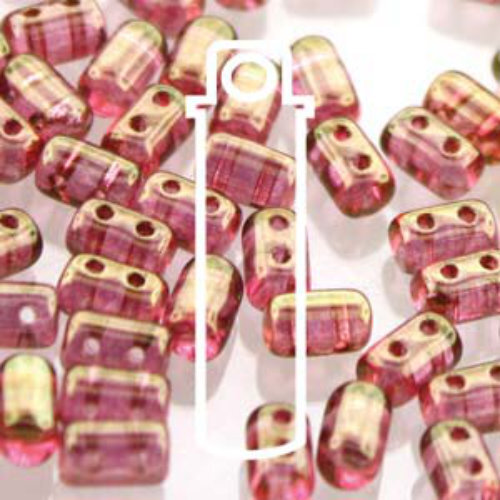 Rulla 3mm x 5mm - RUL3500030-14495 - Red Crystal Luster - 22gm Tube
