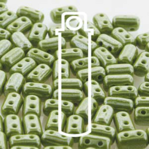 Rulla 3mm x 5mm - RUL3553410-14400 - Opaque Green Chalk Luster - 22gm Tube