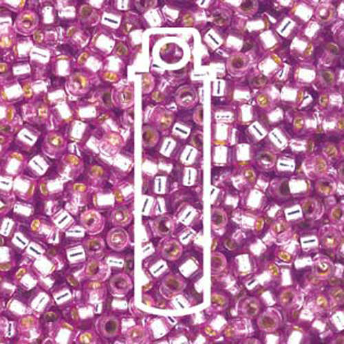 Miyuki 11/0 Delica Bead - DB2156 - Duracoat Silver Lined Orchid - 7.2gm Tube