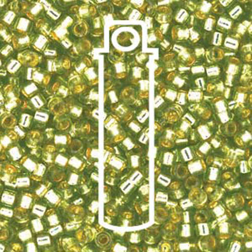 Miyuki 11/0 Delica Bead - DB2163 - Duracoat Silver Lined Willow - 7.2gm Tube
