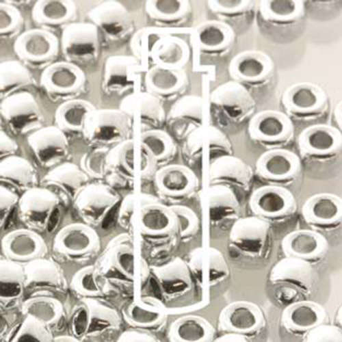 Matubo 8/0 Rocaille Bead - MTB08-00030-27000 - Crystal Full Labrador - 8gm Tube