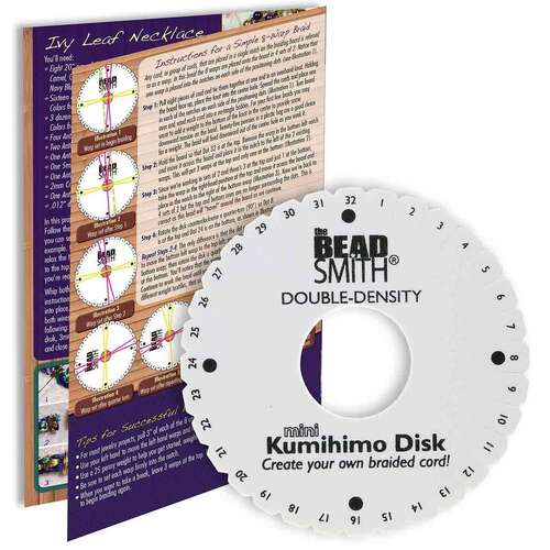 Kumihimo 4 1/4 Inch 20mm Thick Round Disc with 35mm Hole - KD608