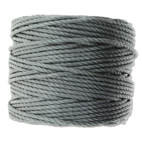 S-Lon Heavy Twist Bead / Macrame Cord (TEX400) - Grey - SL400-GY