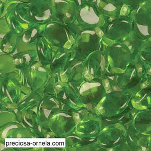 Pip Bead (5mm x 7mm) - 60 Bead Strand - PIP57-50120 - Green