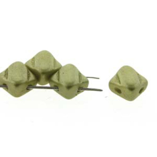 Silky 6mm - Pastel Lime - SQ206-25021 - 40 Bead Strand