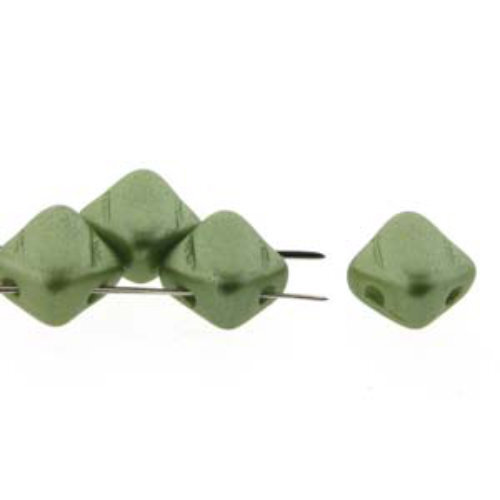 Silky 6mm - Pastel Olivine - SQ206-25034 - 40 Bead Strand