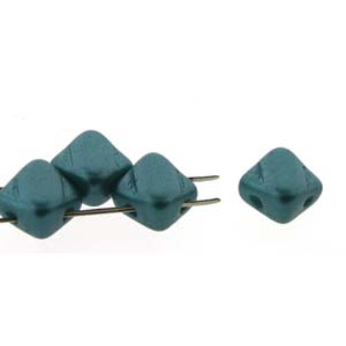 Silky 6mm - Pastel Emerald - SQ206-25043 - 40 Bead Strand